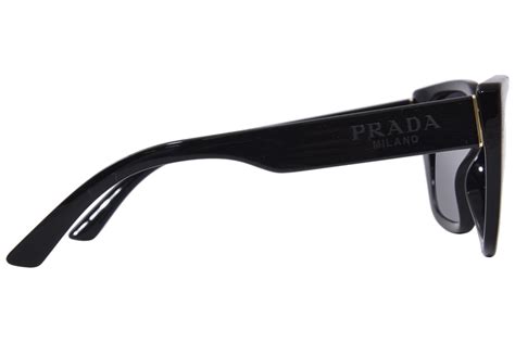 Prada PR 24XS 52 Polarized Grey & Black Polarized Sunglasses .